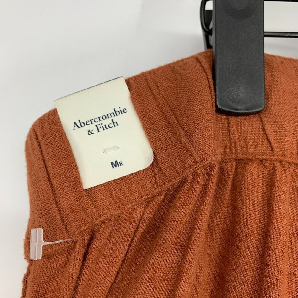 Abercrombie & Fitch Pants *SIZE* Linen Blend Pull On Wide Leg NWT - Picture 7 of 10